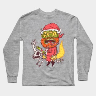 Alien Santa Long Sleeve T-Shirt